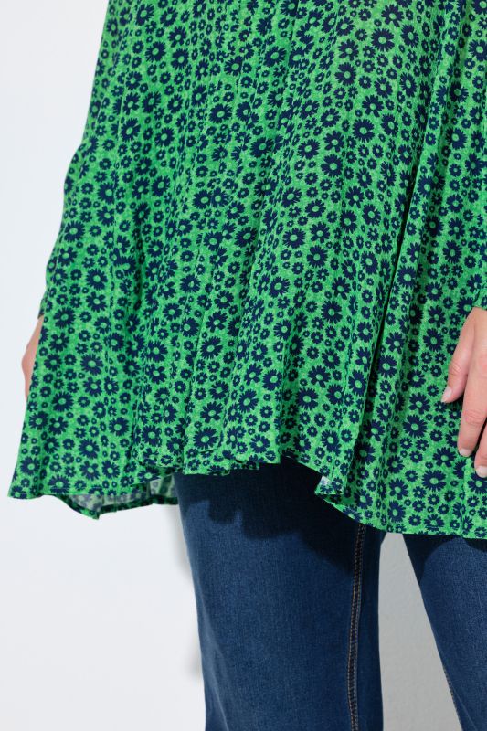 Ditsy Floral Long Sleeve Tunic