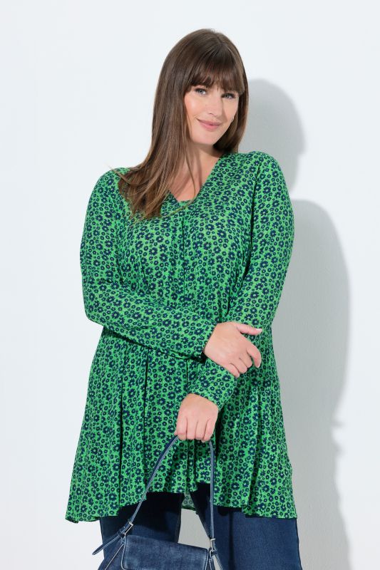 Ditsy Floral Long Sleeve Tunic