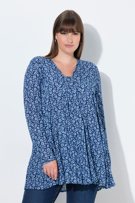 Ditsy Floral Long Sleeve Tunic