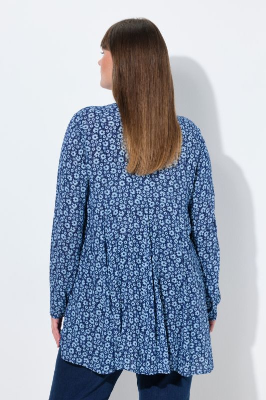 Ditsy Floral Long Sleeve Tunic