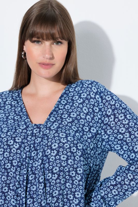 Ditsy Floral Long Sleeve Tunic