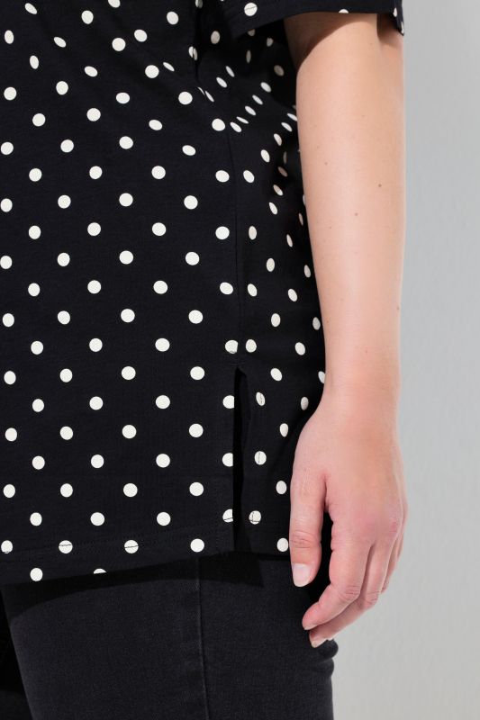 Polka Dot V-Neck Tee