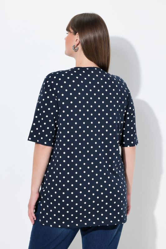 Polka Dot V-Neck Tee