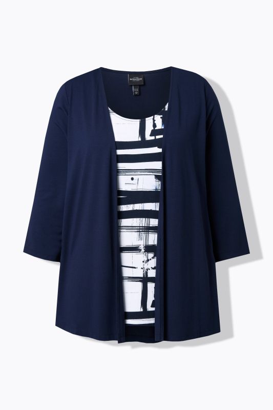 2-in-1 layered blouse