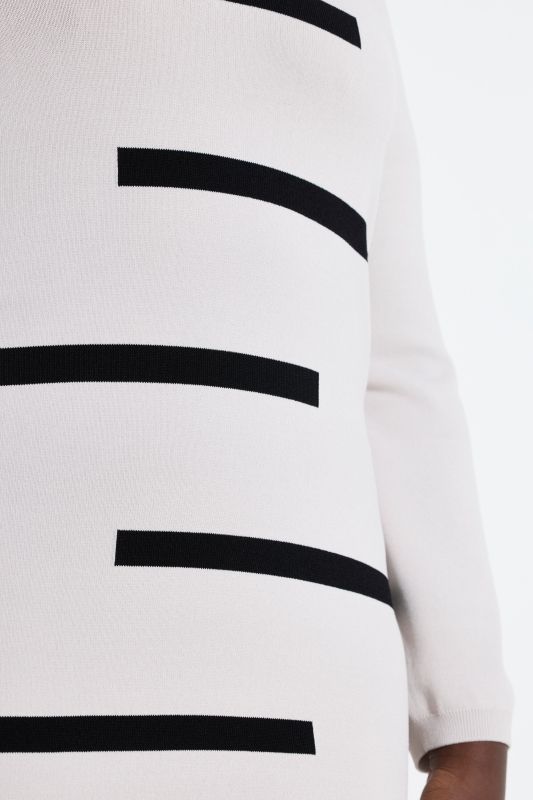 Graphic Striped Sweater