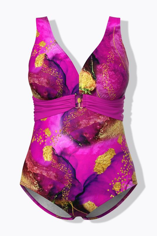 Pink Floral Swimsuit