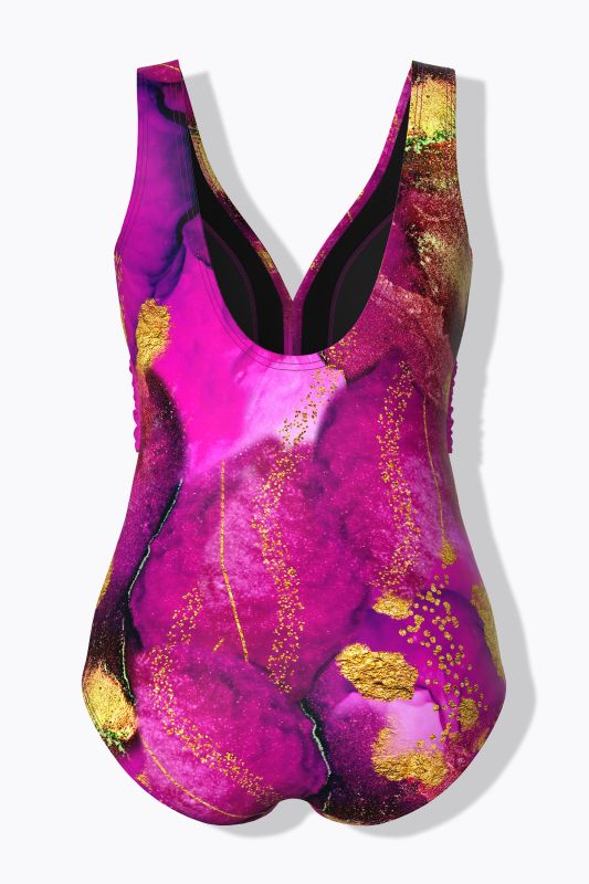 Pink Floral Swimsuit