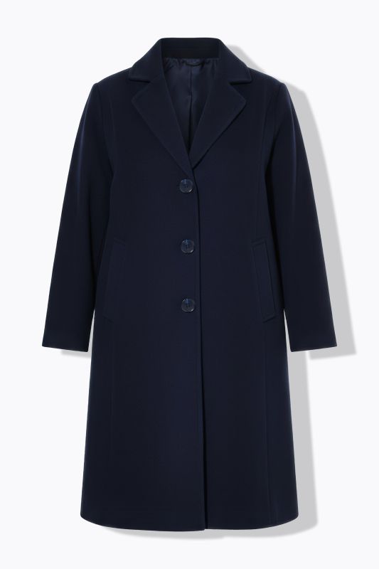 Wool-look coat