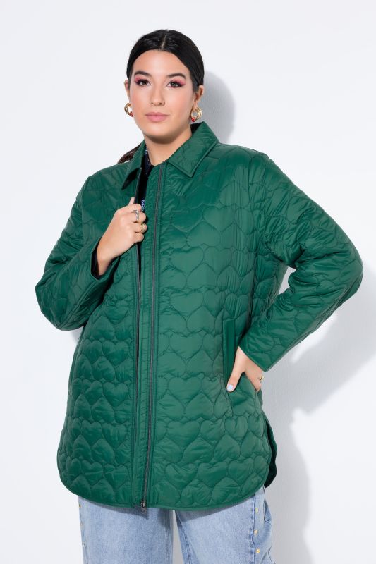 Quilted coat jacket