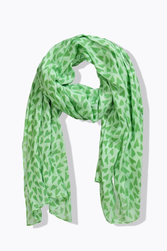 Heart Print Scarf