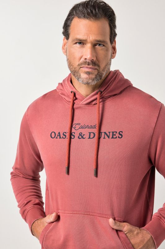 Суитчър с качулка и надпис