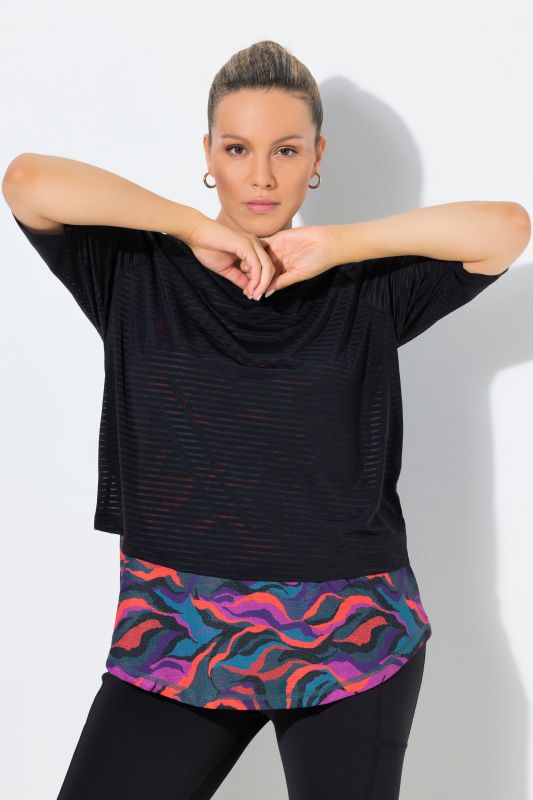 Тениска бързосъхнеща с камуфлажен принт