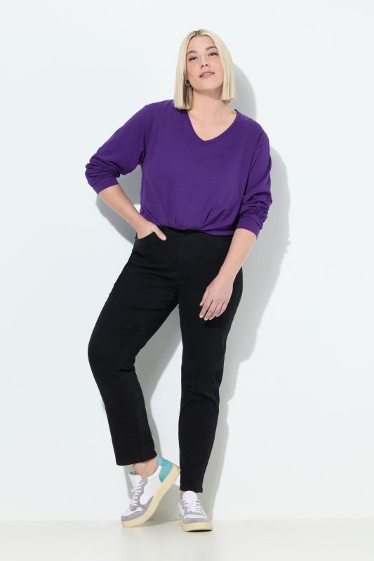 Дънки тип Boyfriend еластични