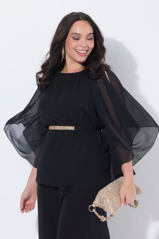 Layered Chiffon Blouse