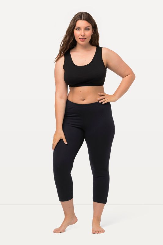 Basic Stretch Knit Capris
