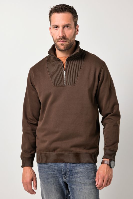Half-zip sweatshirt