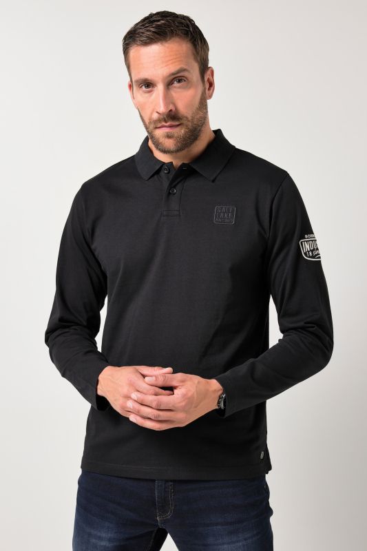 Long-sleeved polo shirt
