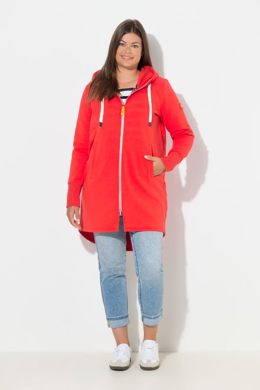 Long sweat jacket