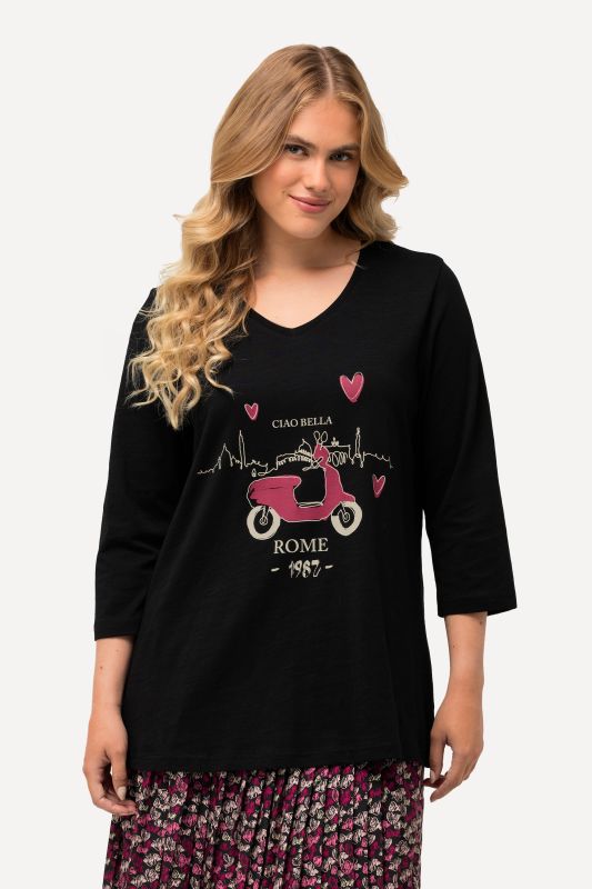 Ciao Bella 3/4 Sleeve Graphic Tee