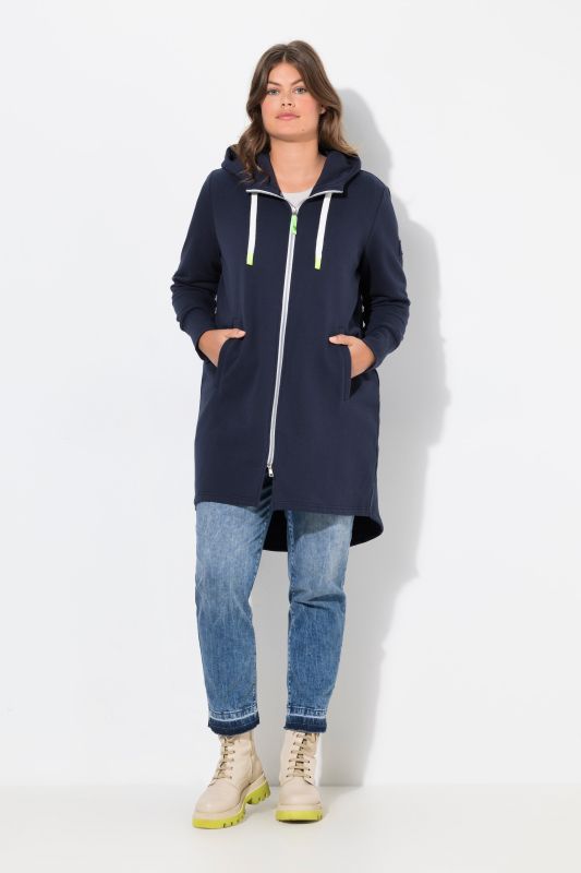 Long sweat jacket