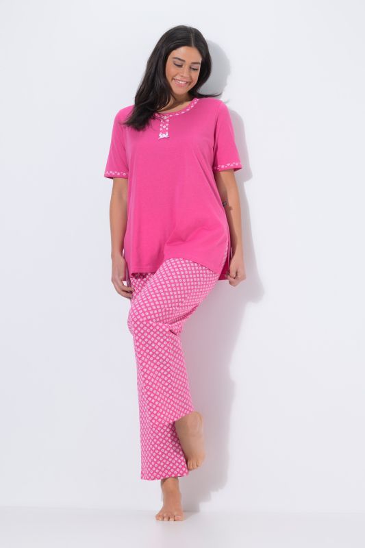 Geometric Print 2 Piece Pajama Set