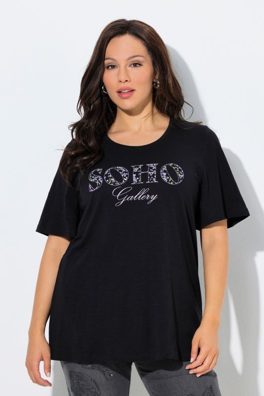 Soho Gallery Embroidered Lettering Tee