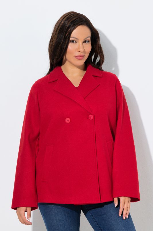 Fleece Pea Coat