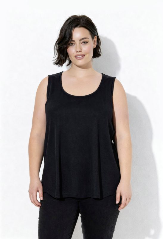 Ribbed Jersey Tank