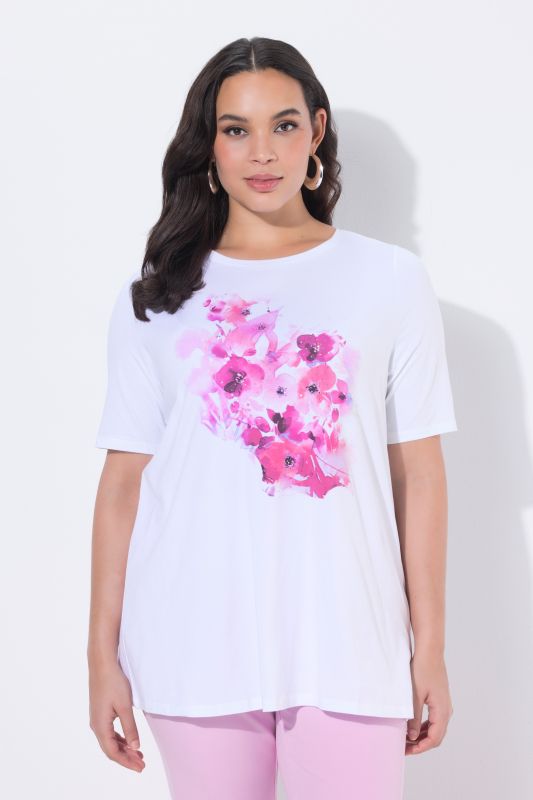 Pima Cotton Flower Graphic Tee
