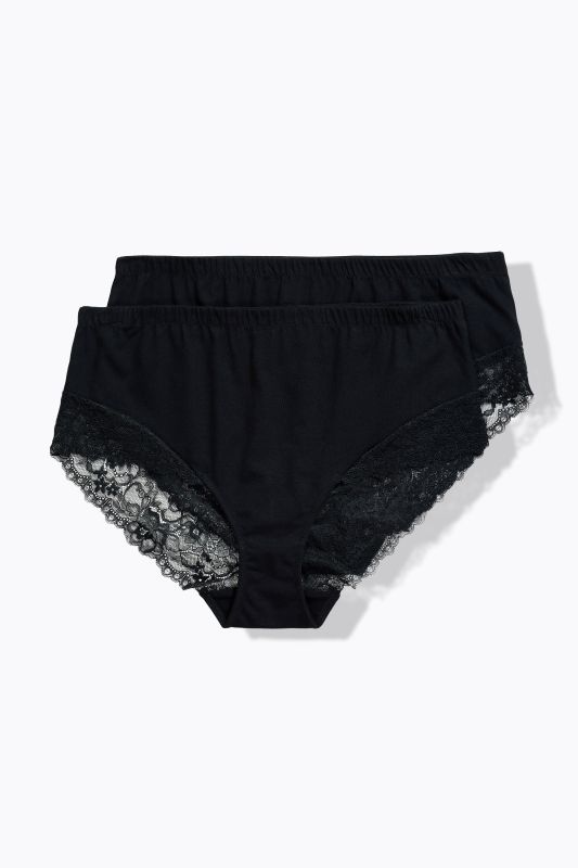 2 Pack Lace Trim Pants