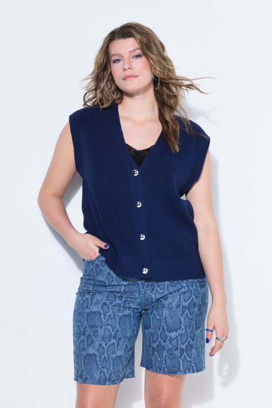 Ribbed Knit Vest