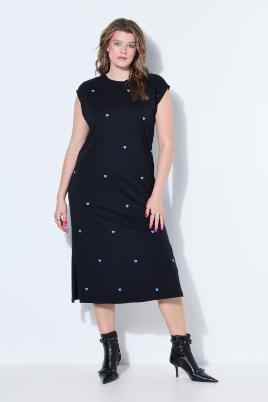 Hearts Sleeveless Jersey Dress