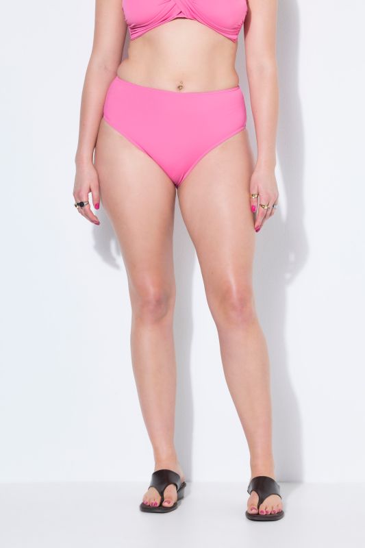 Pink High-Waisted Bikini Bottom
