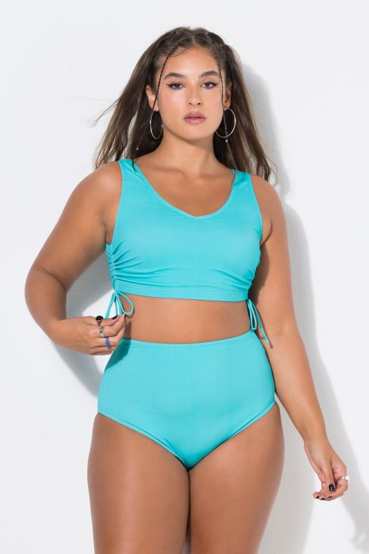 Gathered Bikini Top