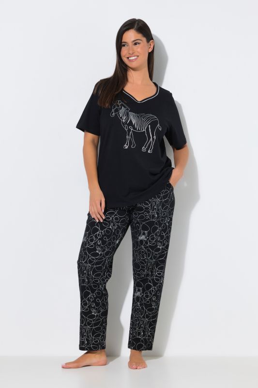 Safari Line Two Piece Pajama Set
