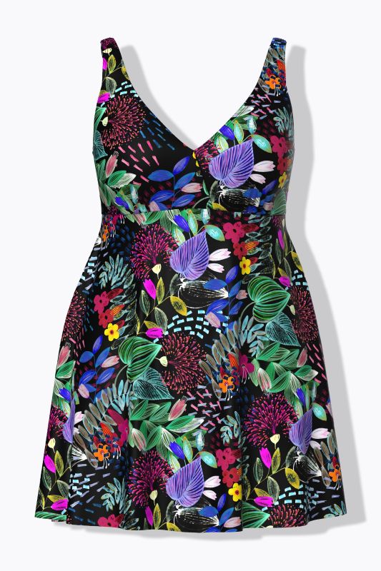 Jungle Flora Swim Dress