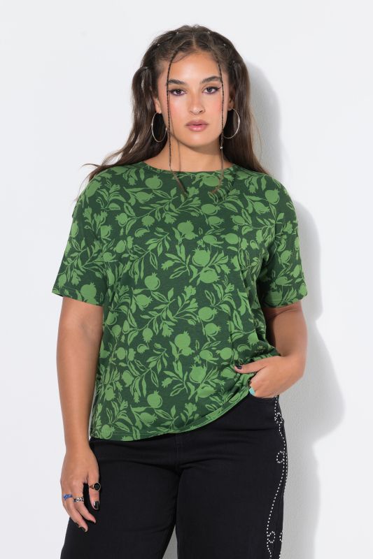 Pomegranate Print Short Sleeve Tee
