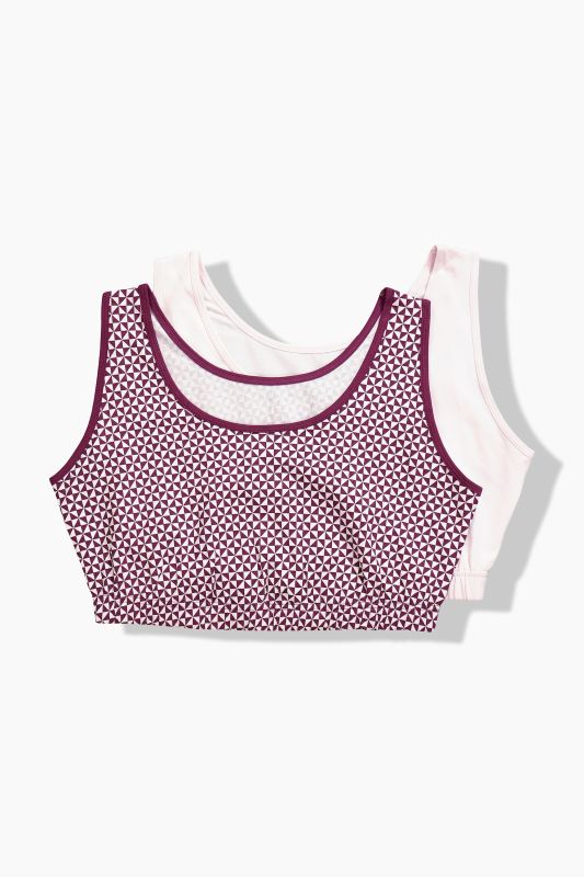 2 Pack Bralettes- Sweet Check