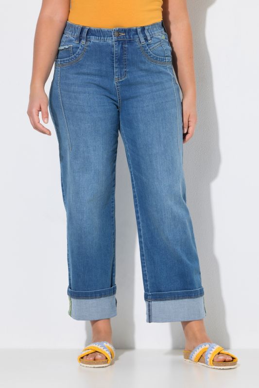 Wide Leg Comfort Waist Jeans