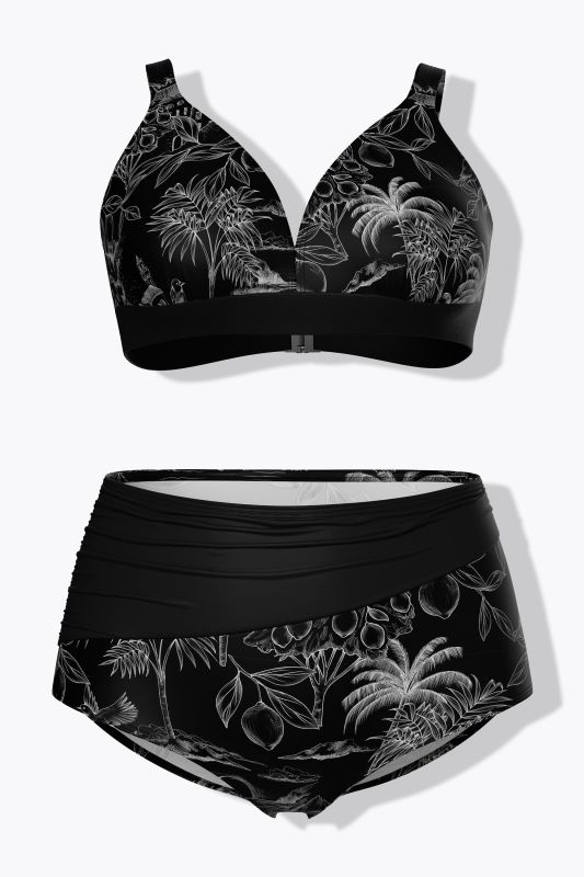 Vacation Print Bikini Set