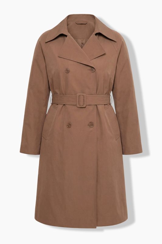 Double-Breasted Fully Lined Trench Coat