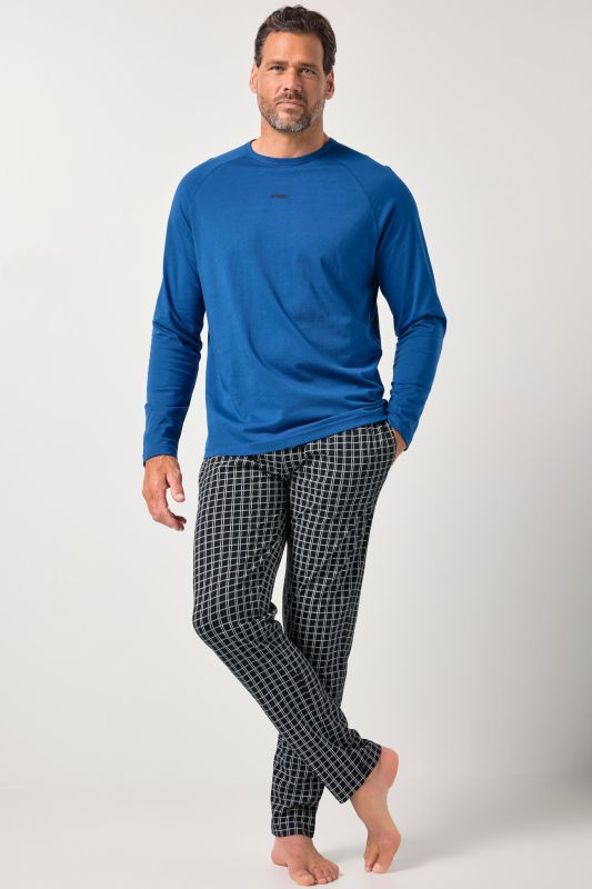 Пижама с кариран принт