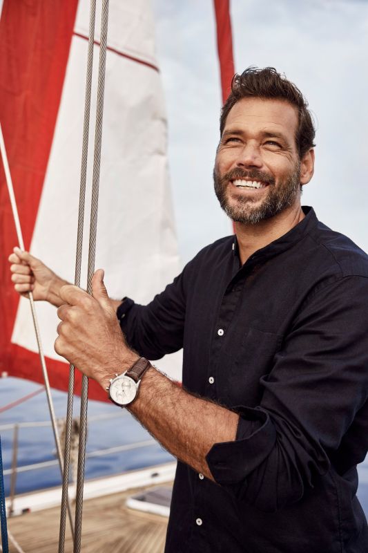 Long Sleeve Linen Blend Shirt