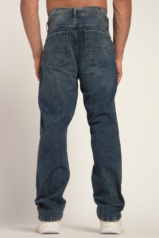 Jeans, 5-pocket , Dirty Wash, Loose Fit