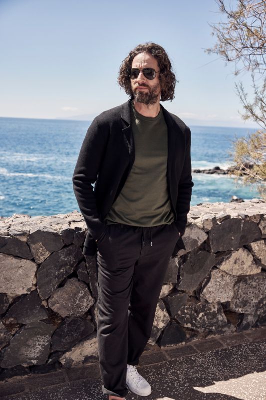 Панталон с ленена визия