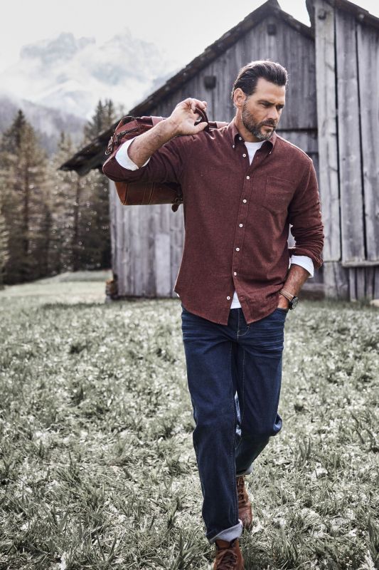 Slip-on jeans FLEXNAMIC®, denim, modern fit, 5-pocket, dirty denim