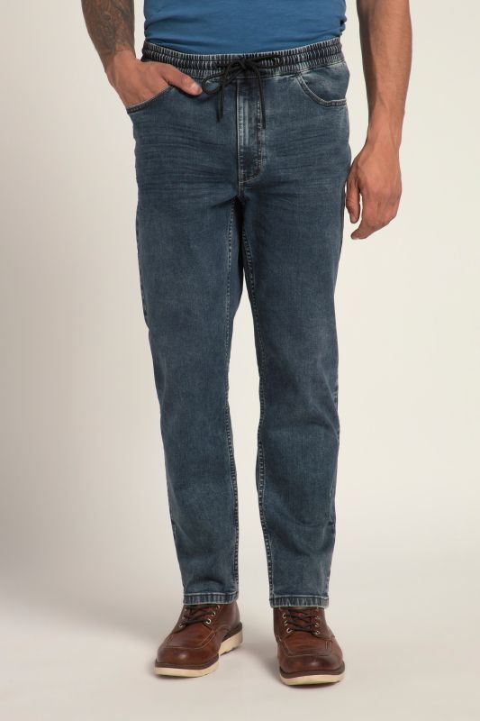 Slip-on jeans FLEXNAMIC®, denim, modern fit, 5-pocket, dirty denim
