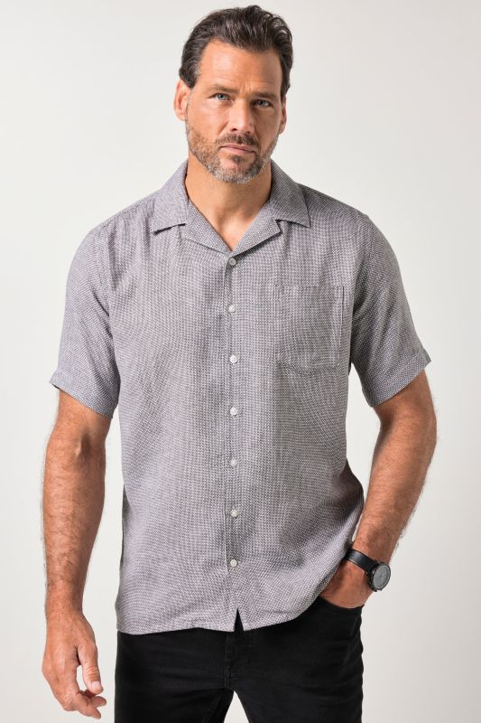 Linen blend shirt
