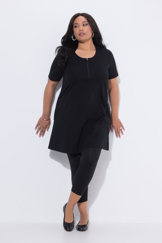 Туника с цип на деколтето