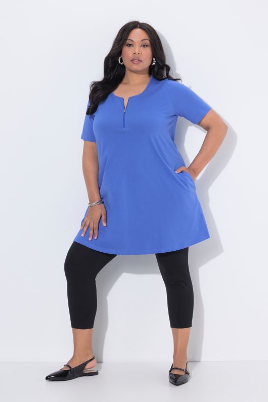 Туника с цип на деколтето